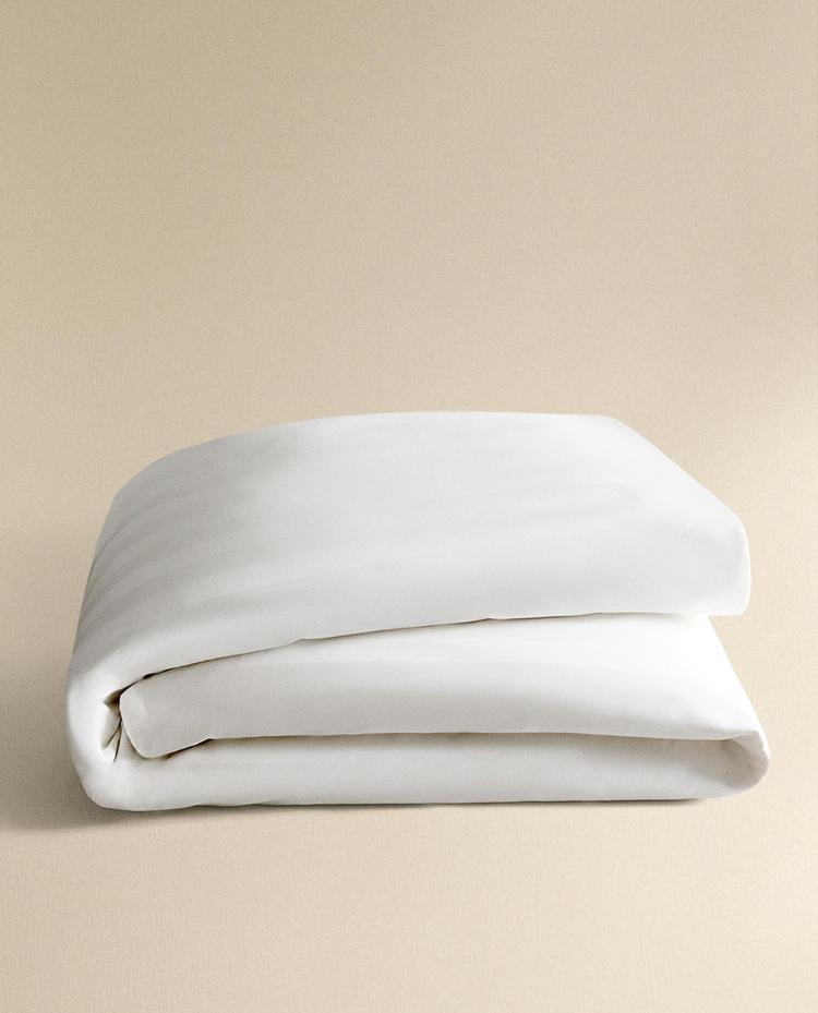 STRIPED SATEEN DUVET COVER (500 THREAD COUNT)