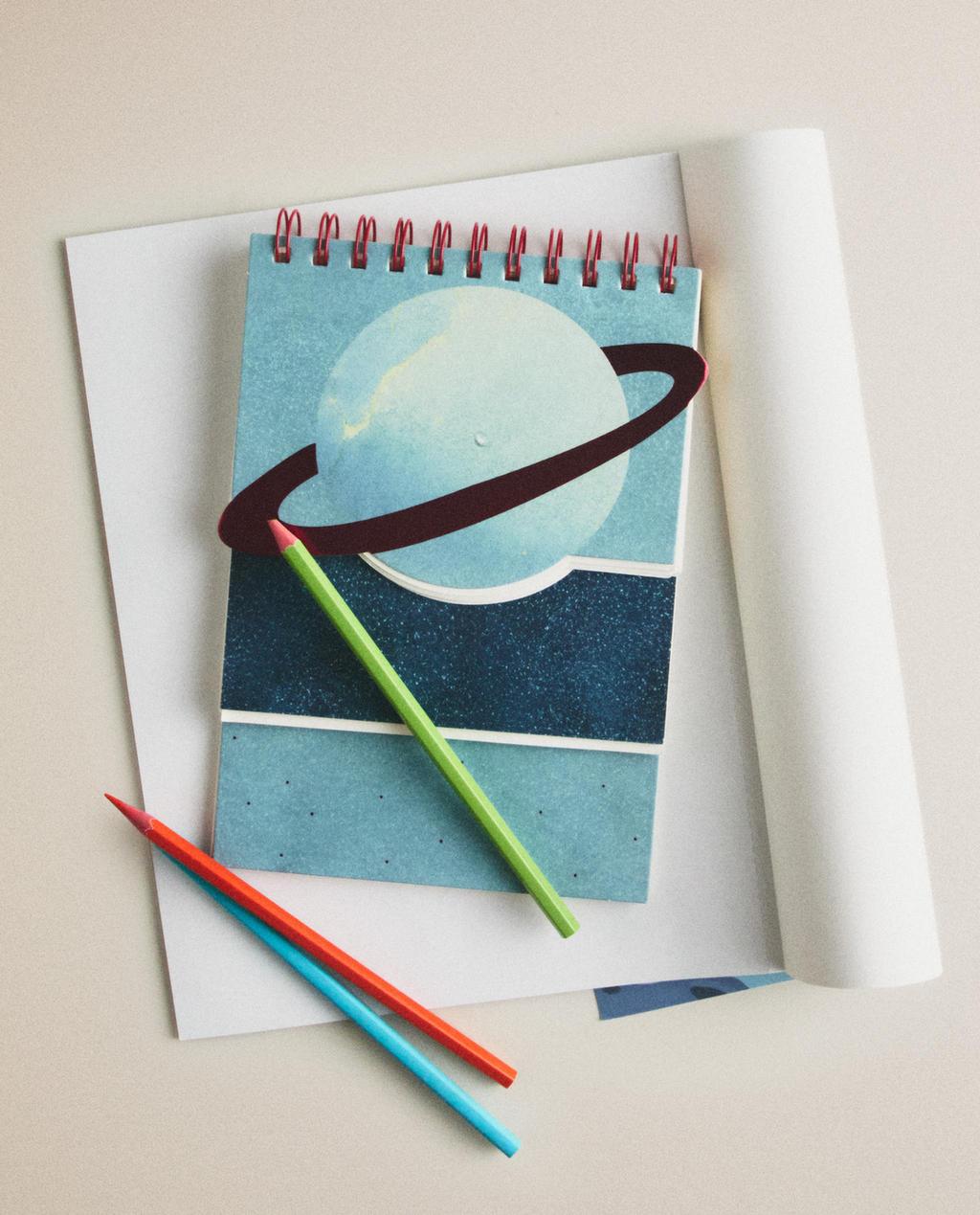 CADERNO INFANTIL PLANETA