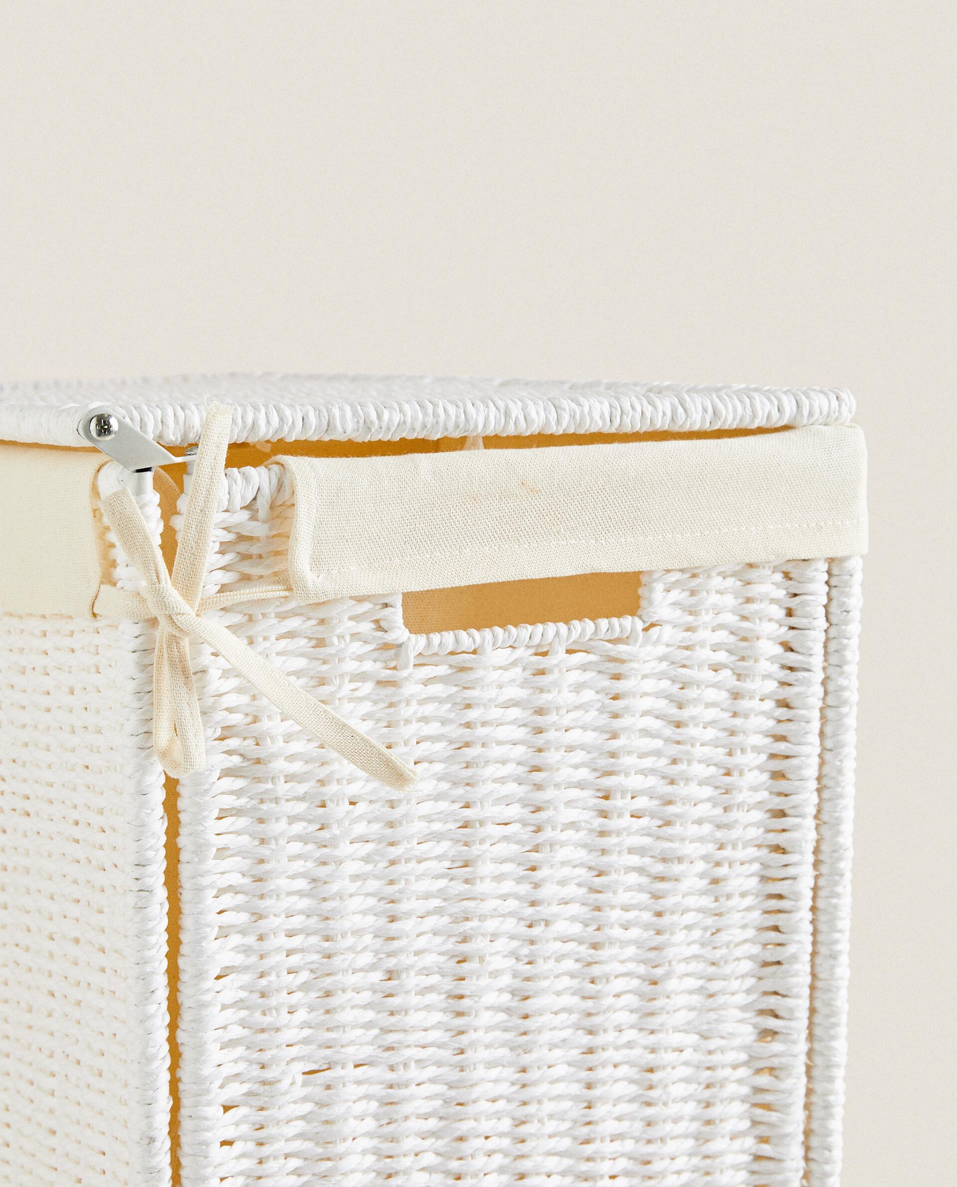 LAUNDRY BASKET WITH TWO COMPARTMENTS | Zara Home United