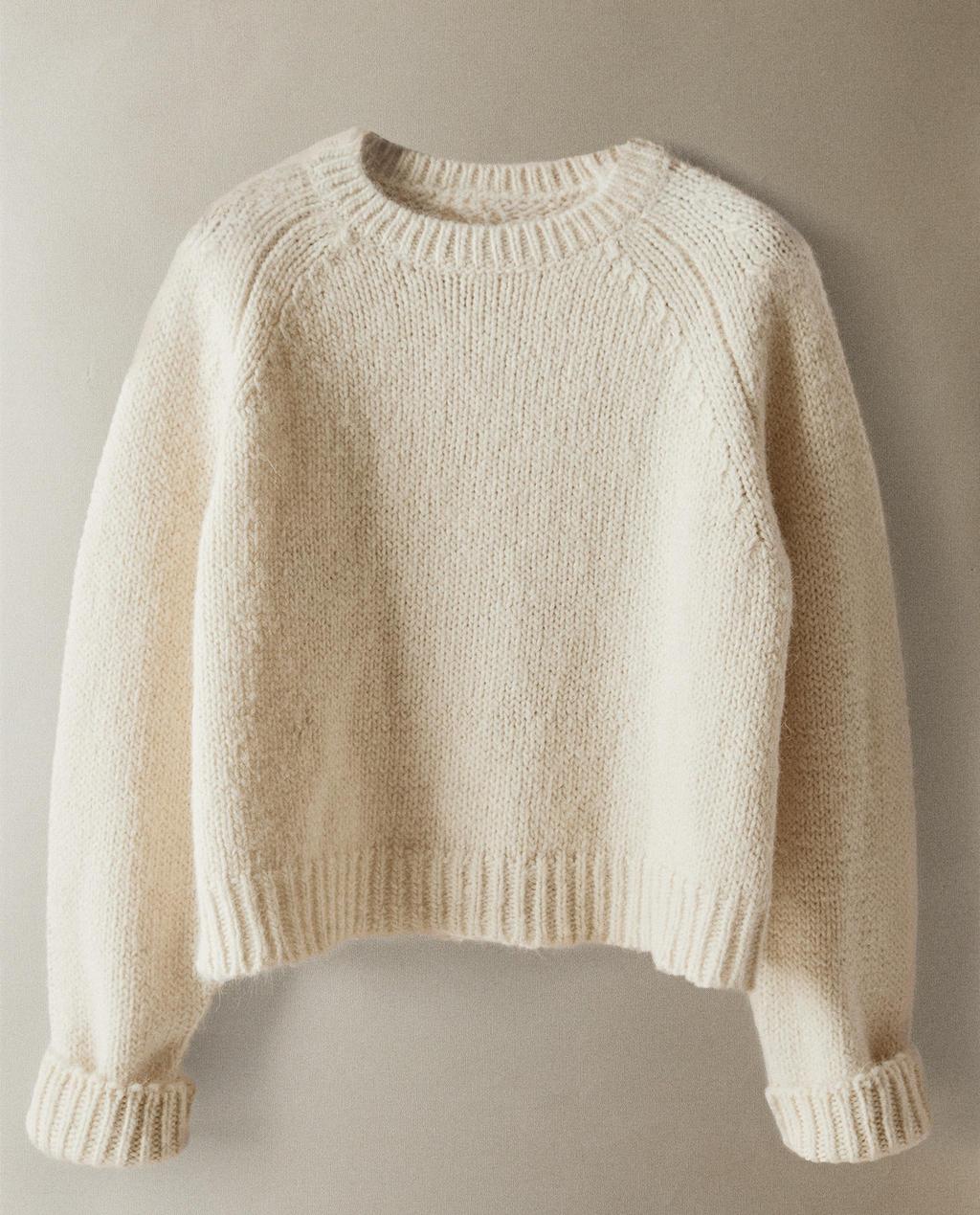 ROUND SNOOD WOOL ALPACA SWEATER