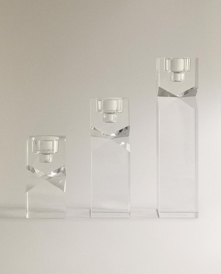 BOUGEOIR EN VERRE NON RECYCLABLE