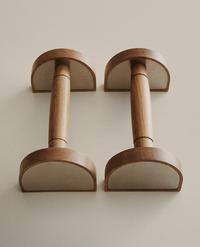 PACK AGARRADERAS FLEXIONES MADERA ROBLE (PACK DE 2)