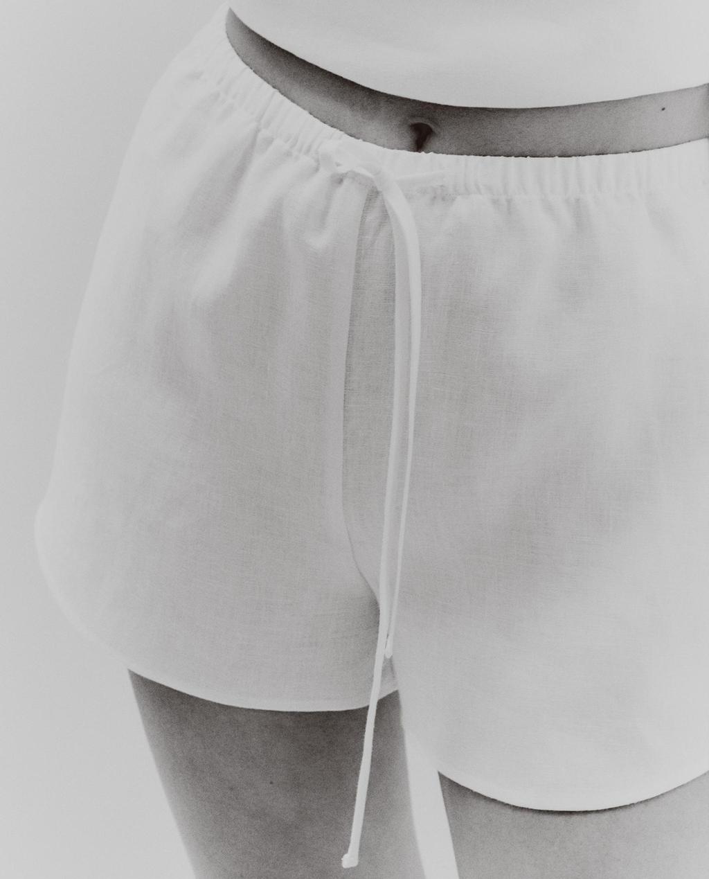 LINEN SHORTS