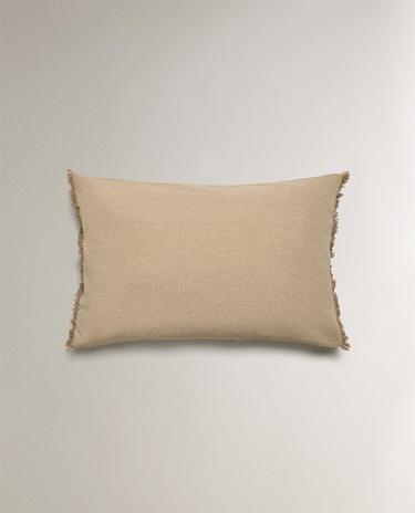 FRINGED CUSHION COVER