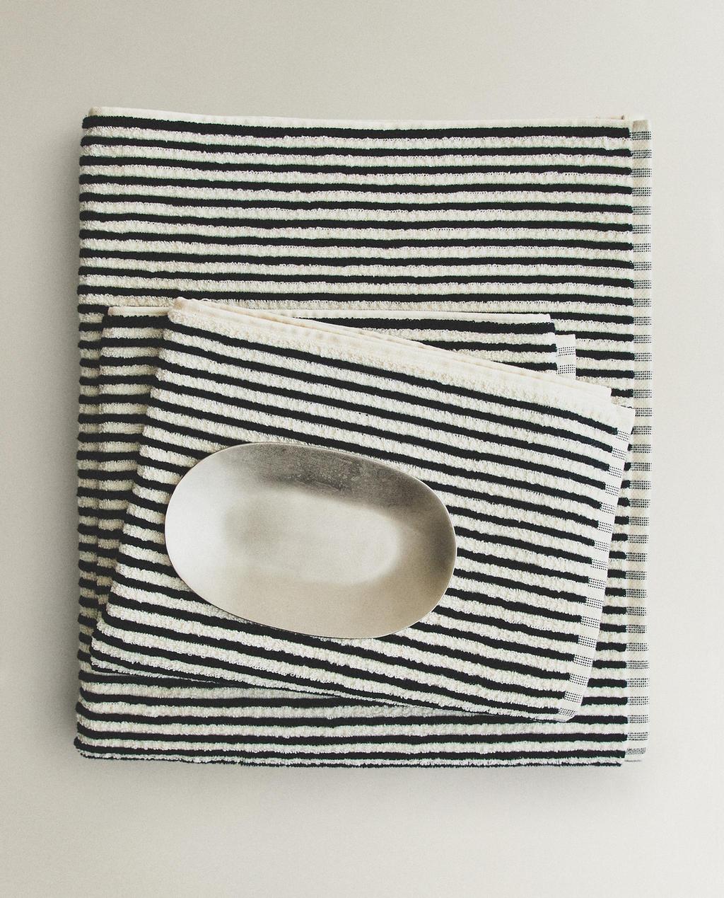 DYED THREAD COTTON BATH TOWEL