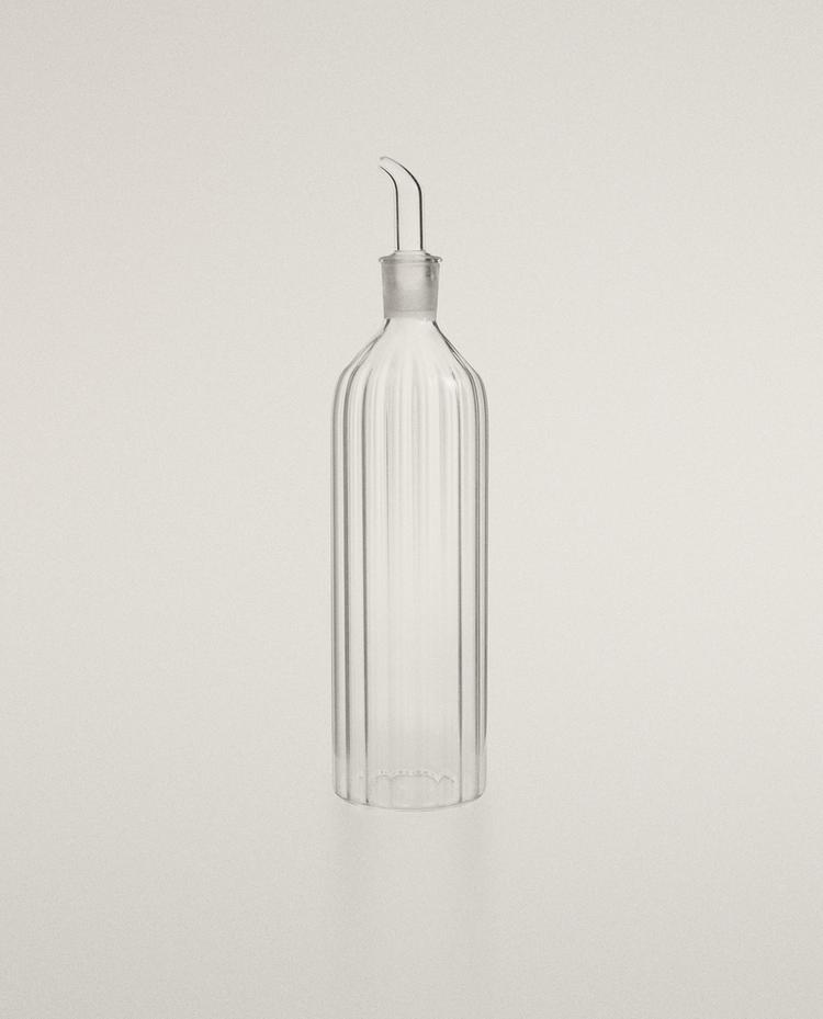RUNDE ÖLFLASCHE AUS BOROSILIKATGLAS