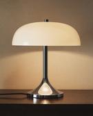 METAL AND GLASS TABLE LAMP