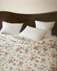 BETTBEZUG SATIN WILDBLUMEN (FADENDICHTE 300)