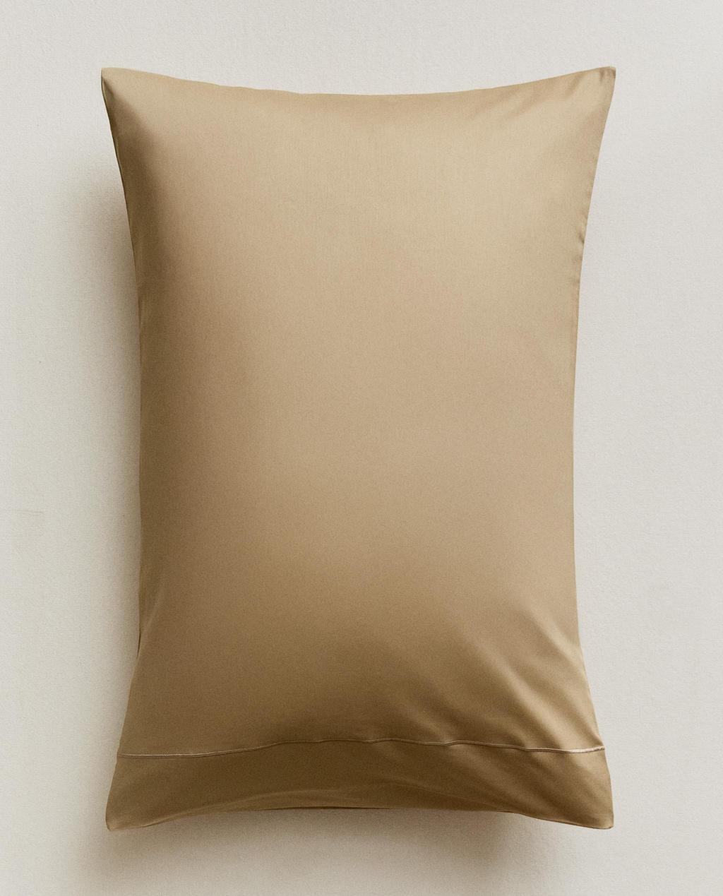 SATEEN PILLOWCASE WITH TRIM (300 THREAD COUNT)