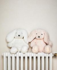 PELUCHE ENFANT LAPIN BLANC