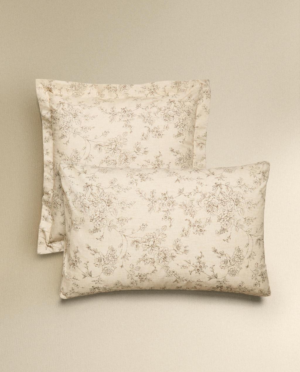 FLORAL PRINT PILLOWCASE