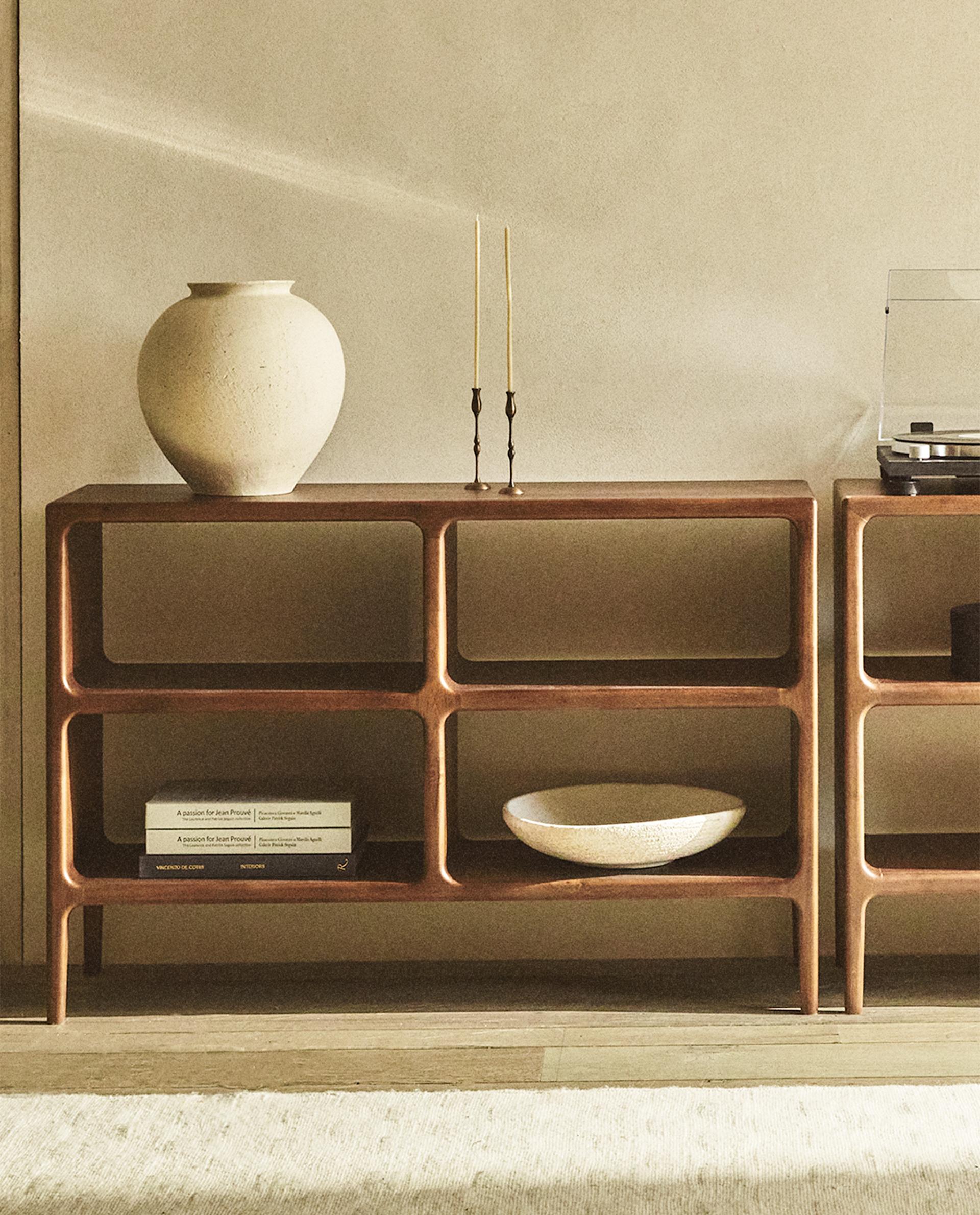 ヴィンテージ　プフ　zarabiadeco DARK WOODEN SIDEBOARDS | Zara Home United States of America