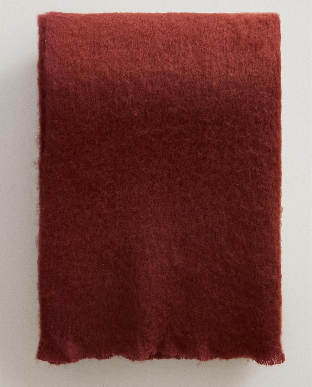 BRUSHED EFFECT BLANKET