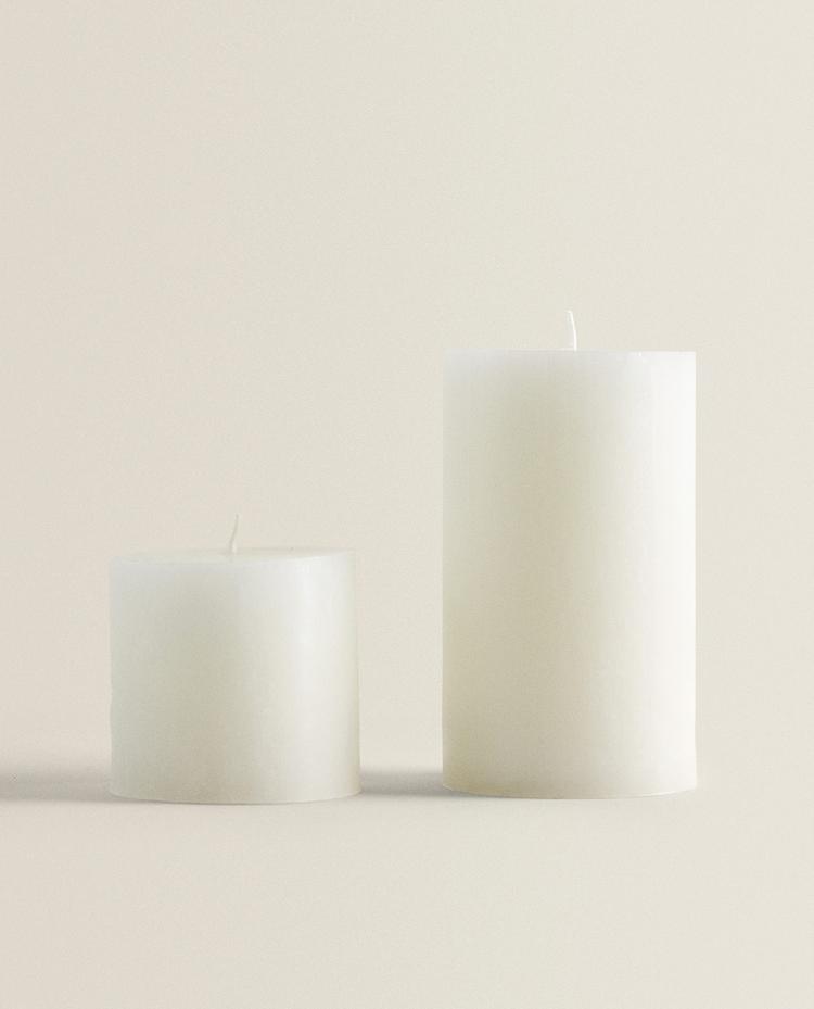 DECORATIVE CYLINDRICAL CANDLE