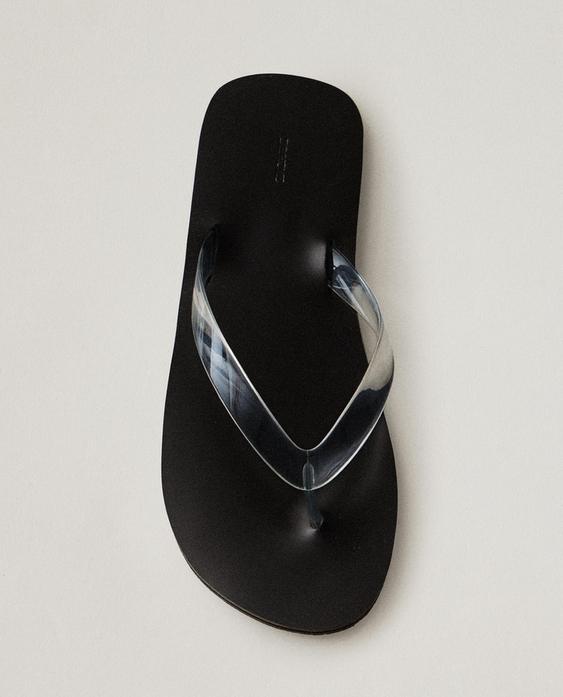 SANDALE MINIMALE TRANSPARENTE
