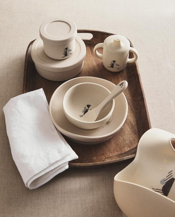 KIDS’ RABBIT SILICONE DINNER SET