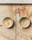 PACK OF ROUND BRASS DOOR KNOBS (PACK OF 2)