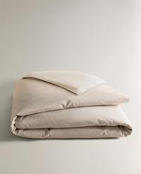 REVERSIBLE STRIPED DUVET COVER
