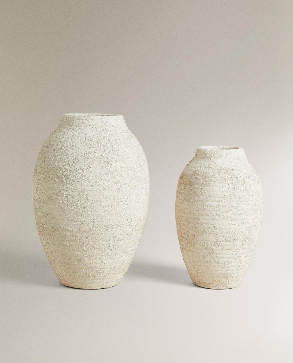 VASE CÉRAMIQUE EFFET RUGUEUX