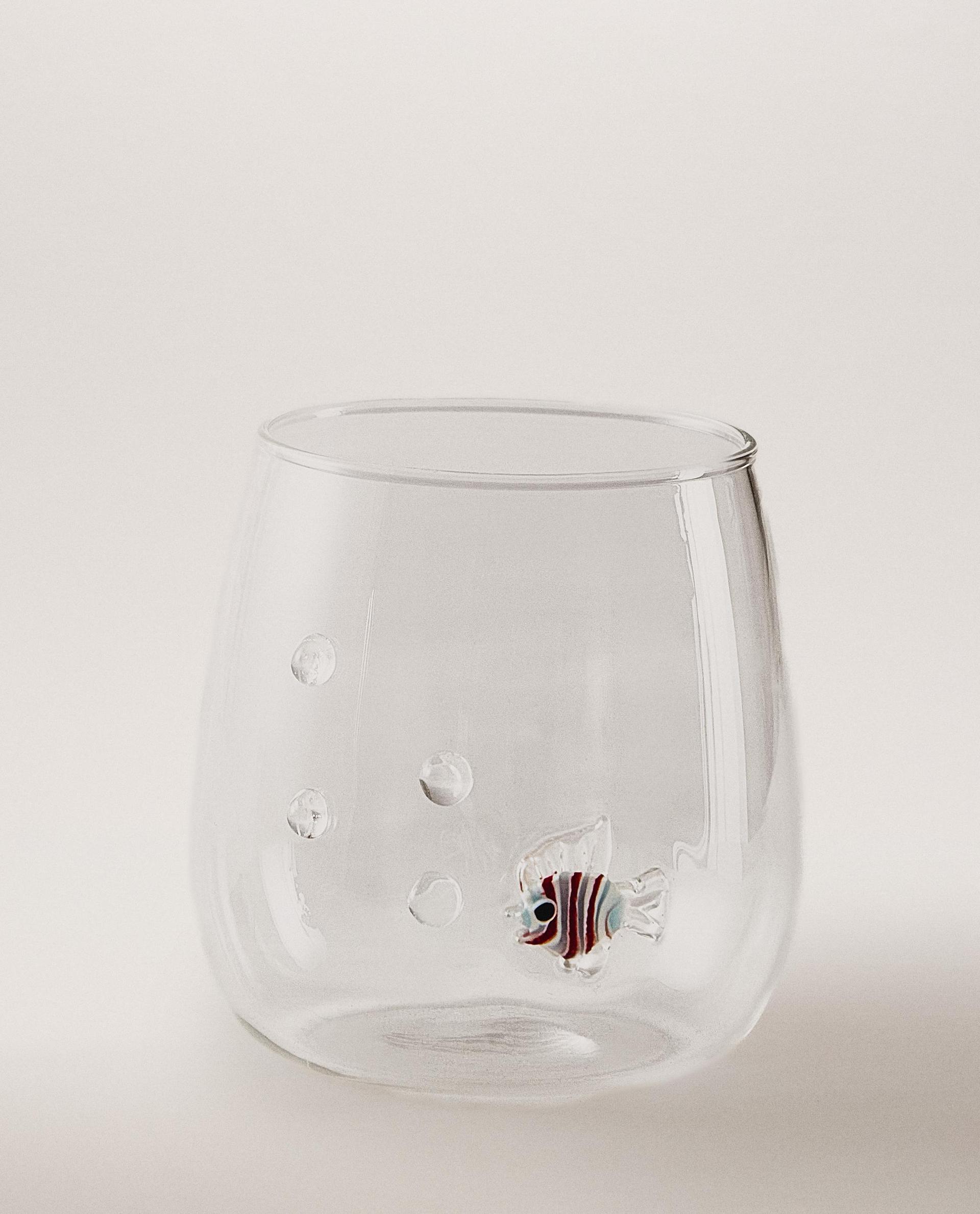 FISH AND BUBBLE TUMBLER