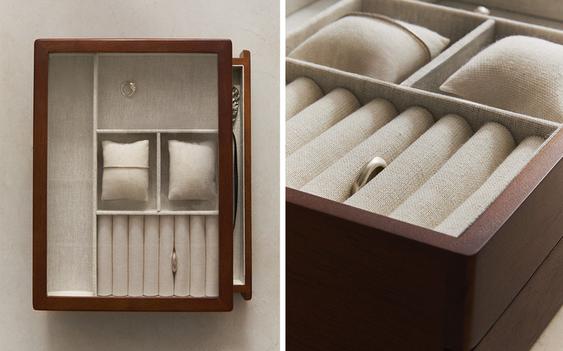 BOÎTE À BIJOUX EN BOIS MOYENNE