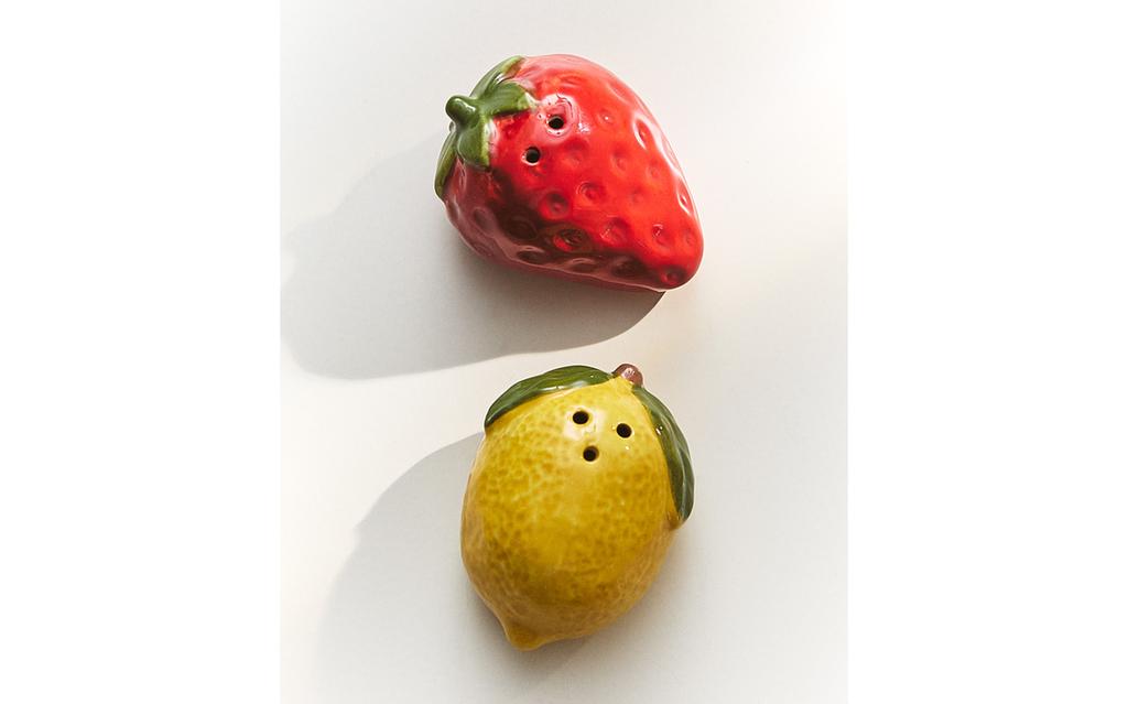 ENSEMBLE SALIÈRE ET POIVRIÈRE FRUITS