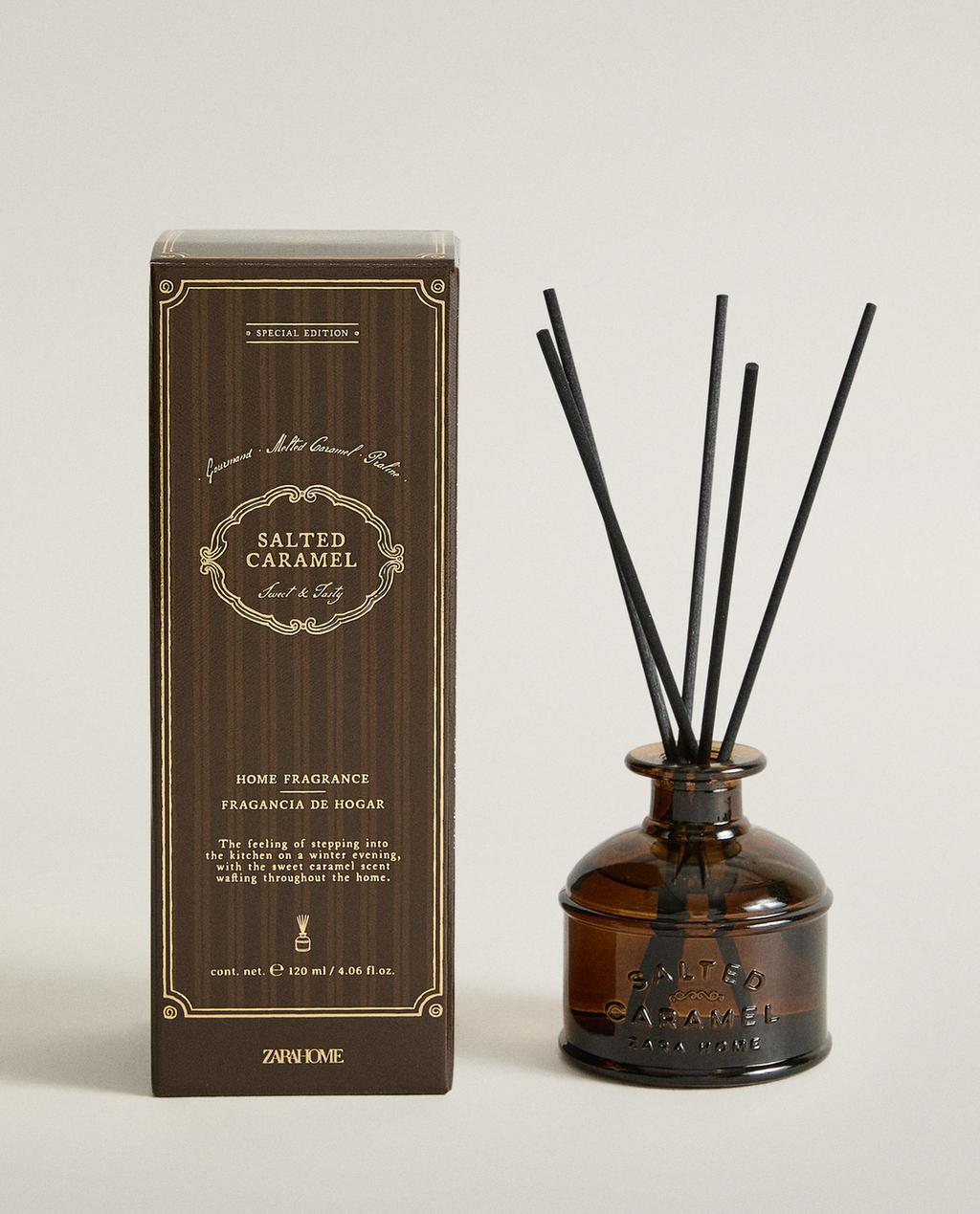 (120 ML) PROFUMI PER AMBIENTE CON BASTONCINI SALTED CARAMEL