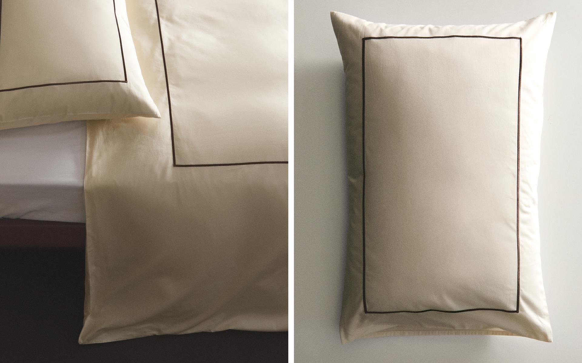 (400 THREAD COUNT) SCALLOPED SATEEN DUVET COVER