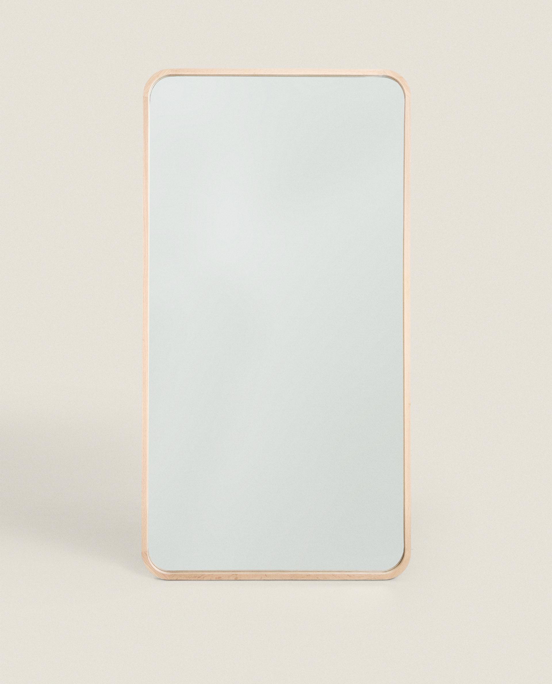 LARGE FULL LENGTH MIRROR WITH ROUNDED FRAME | Zara Home