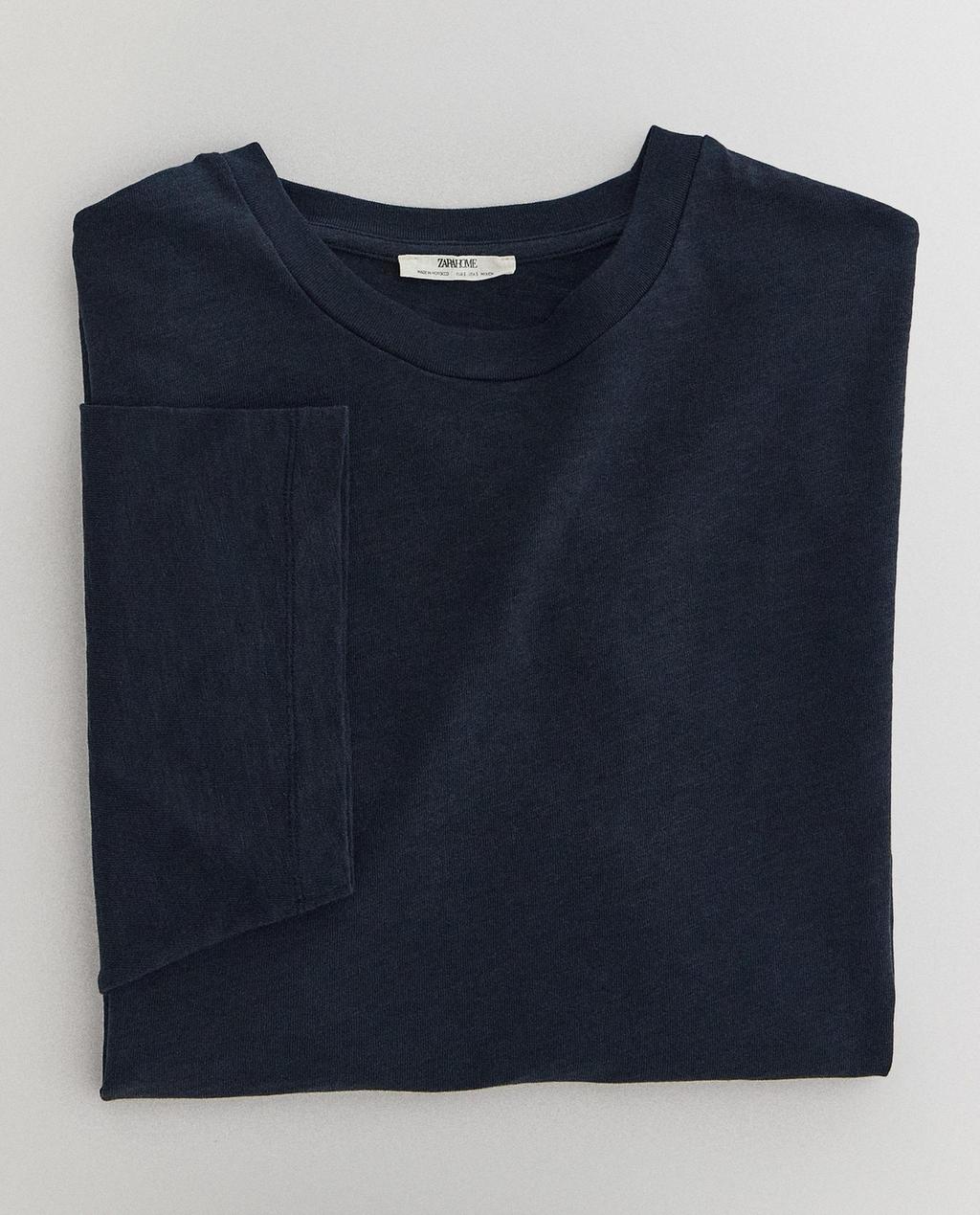 T-SHIRT EN COTON MANCHES COURTES