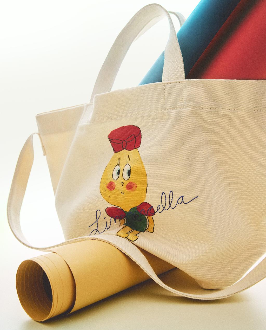 BOLSA DE TECIDO LIMONCELLA X THE ANIMALS OBSERVATORY