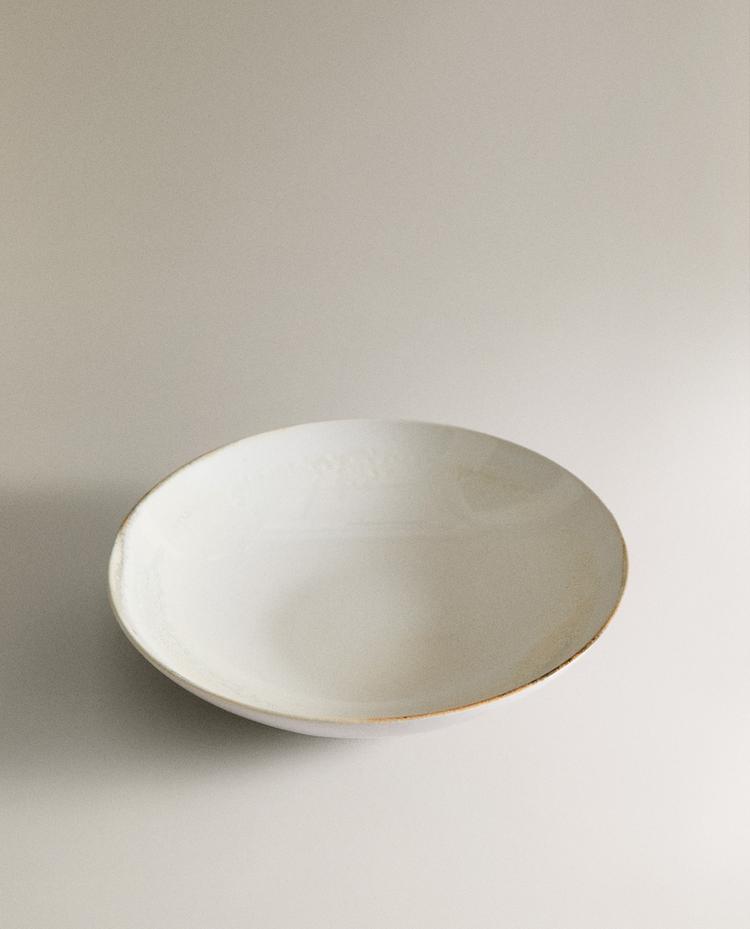 STONEWARE SOUP PLATE