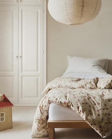COUETTE ENFANT EN COTON À FLEURS