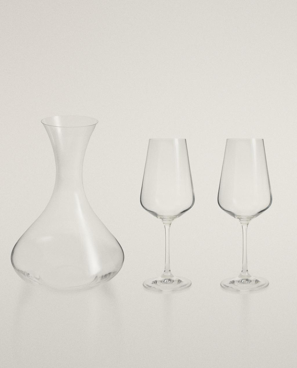 SET OF BOHEMIA CRYSTAL GLASSWARE