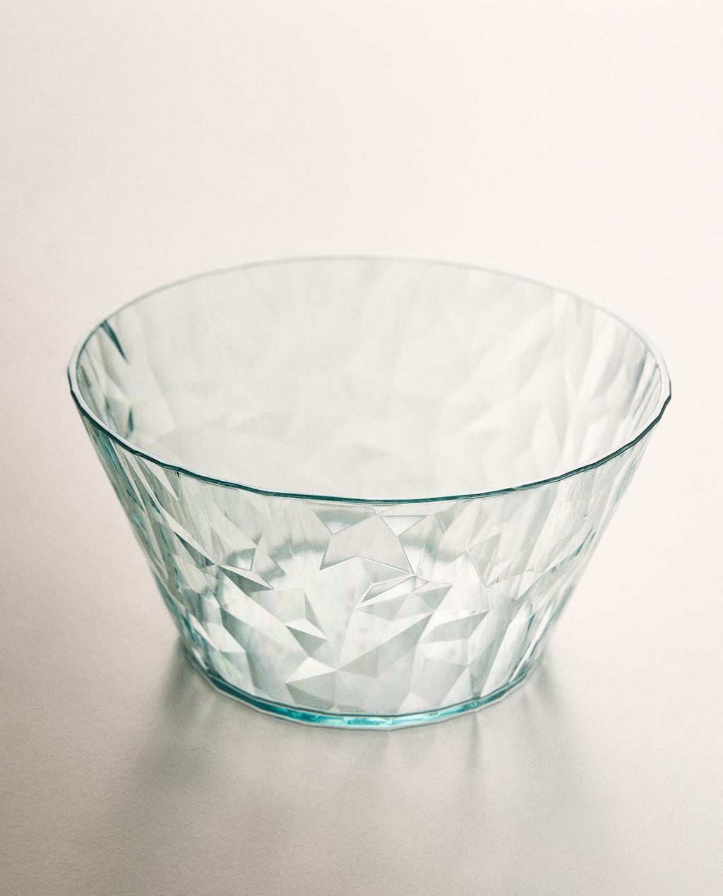 DIAMOND-EFFECT ACRYLIC BOWL