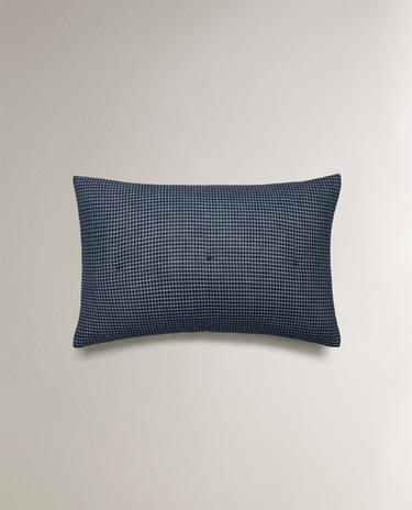 KIDS' REVERSIBLE MUSLIN QUILTED CUSHION COVER