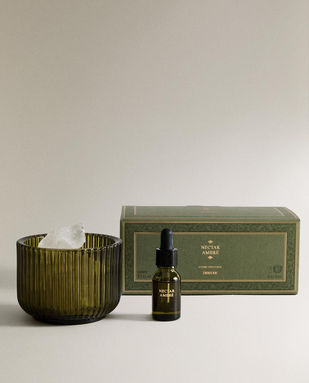 NECTAR AMBRÉ ESSENTIAL OIL AND STONES SET