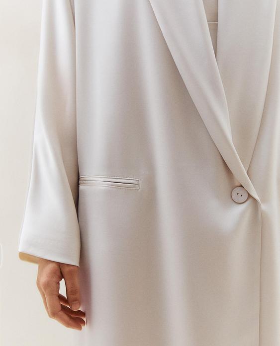 ROBE DE CHAMBRE EN SATIN LISSE