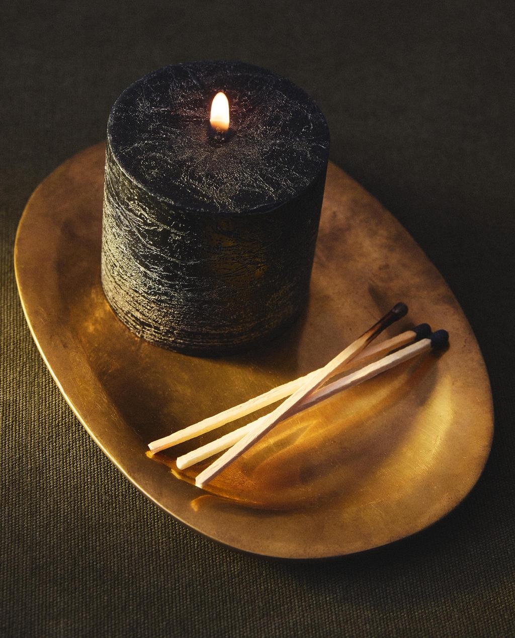 (270 G) CYLINDRICAL SCENTED CANDLE WINTER CYPRESS