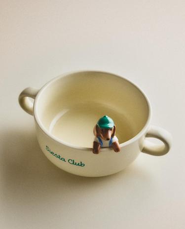 CHILDREN'S CERAMIC DOGGY BOWL