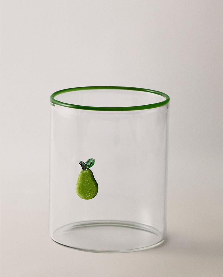 BICCHIERE IN BOROSILICATO FRUTTA