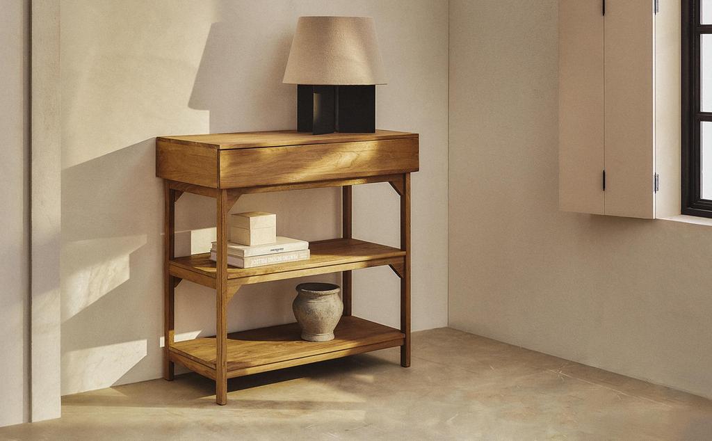 WOODEN STORAGE UNIT
