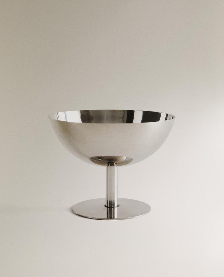 TAÇA DE SORVETE BAIXA DE AÇO INOXIDÁVEL