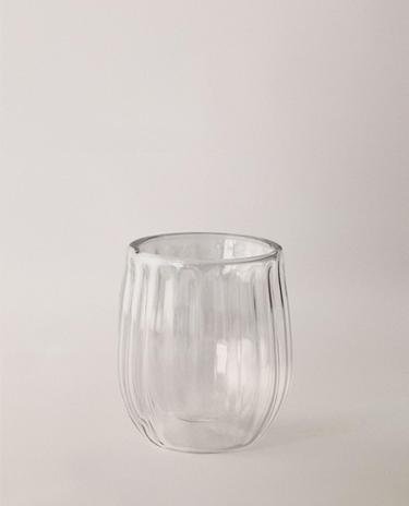VASO BOROSILICATO RELIEVE LÍNEAS