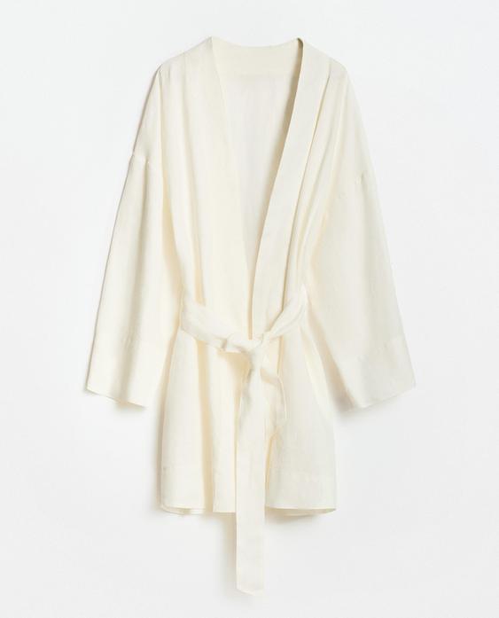 LINEN DRESSING GOWN