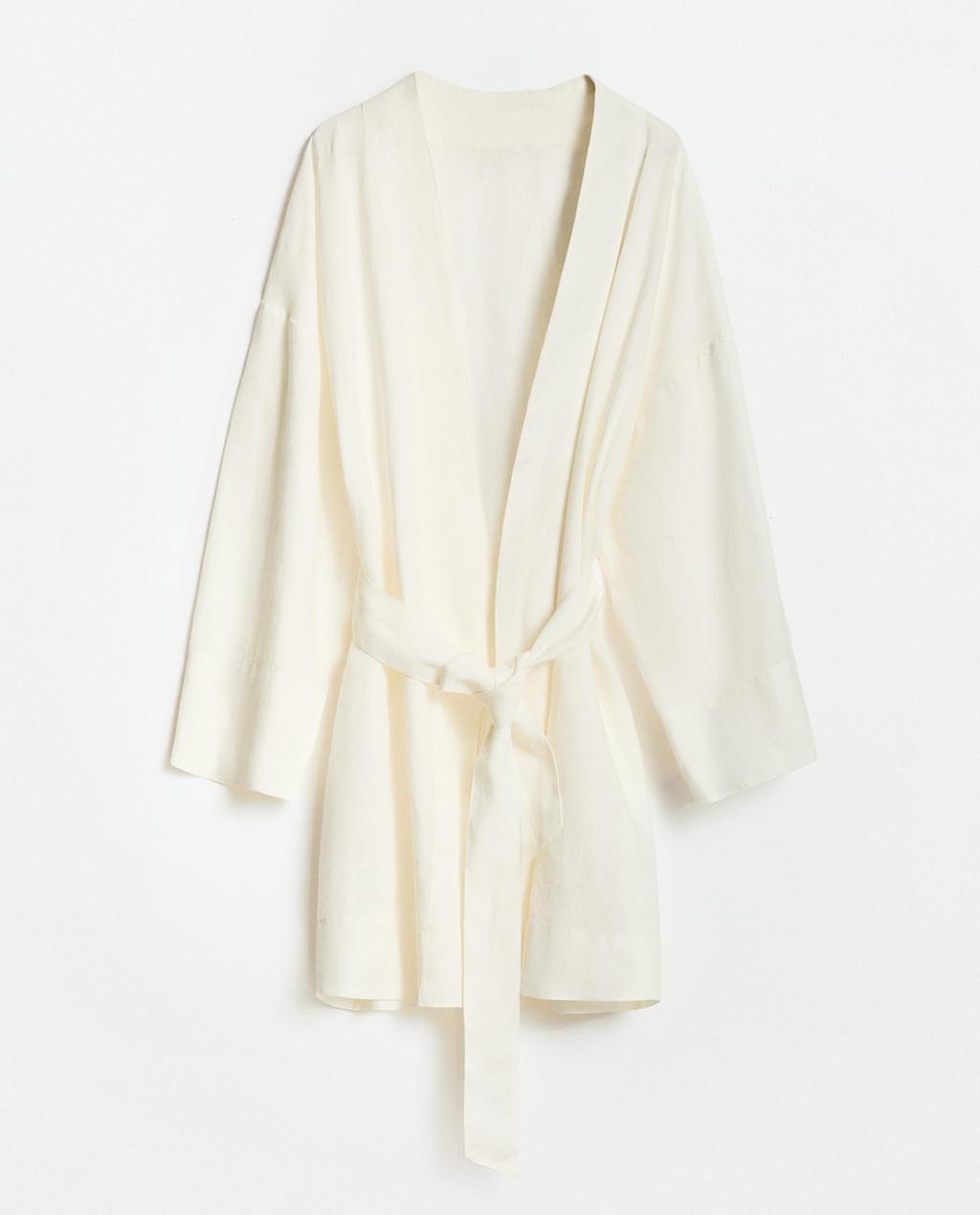 LINEN DRESSING GOWN