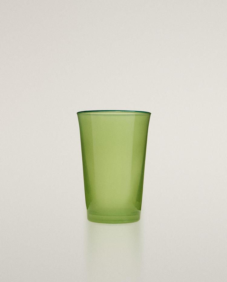 FÄRGAT DRICKSGLAS