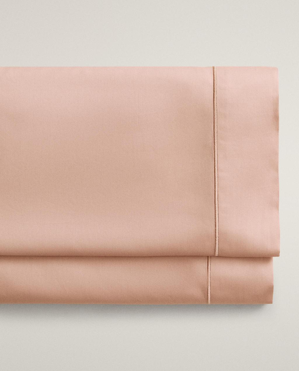 SATEEN FLAT SHEET WITH TRIM (300 THREAD COUNT)
