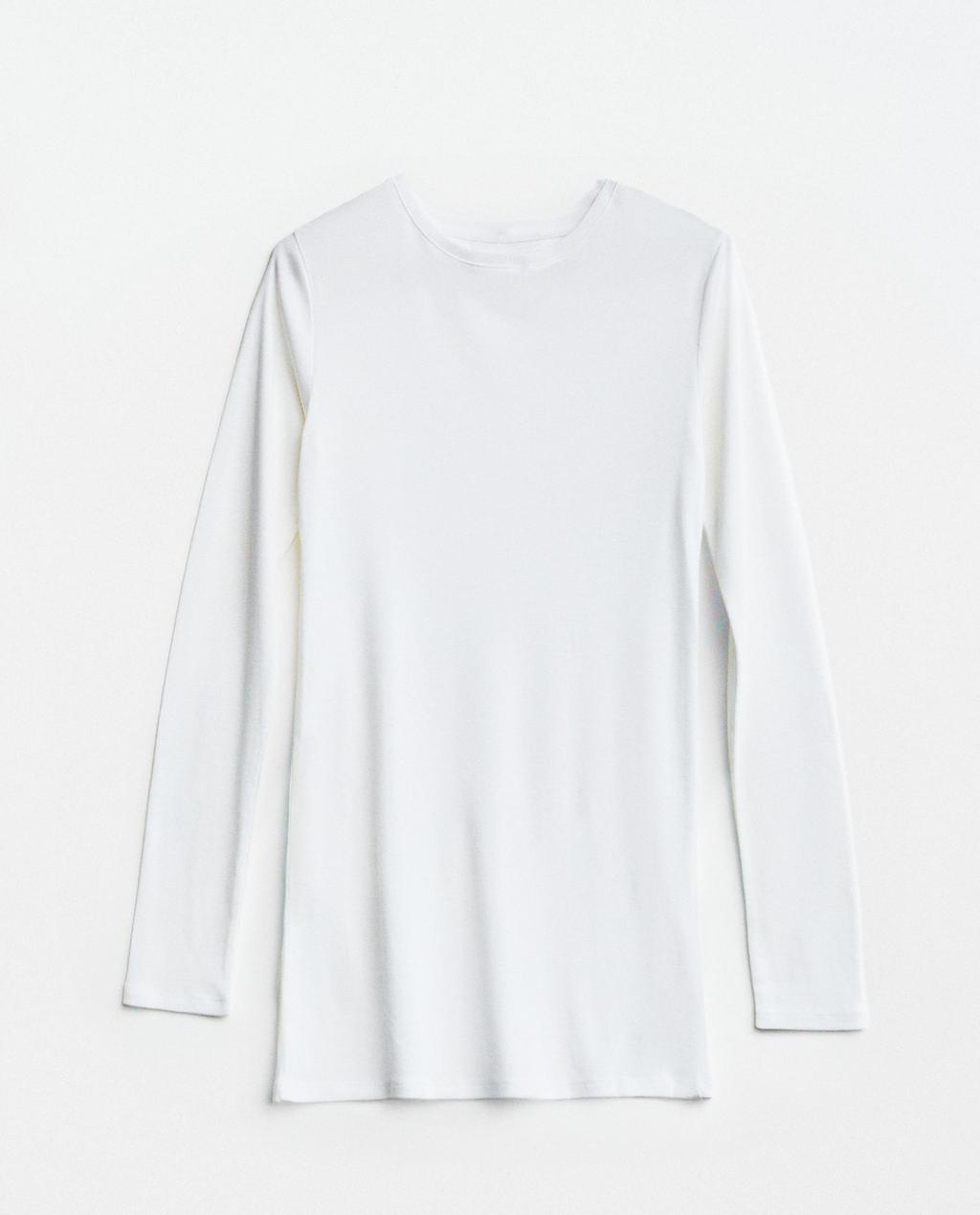 SHEER LONG SLEEVE T-SHIRT