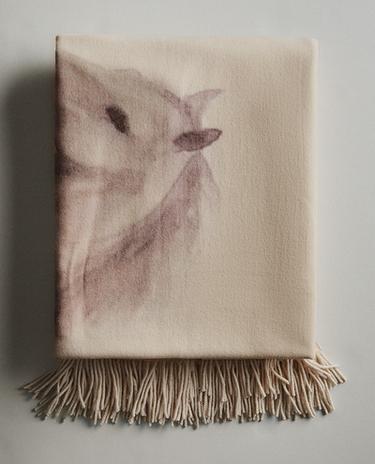 FRINGED WOOL THROW